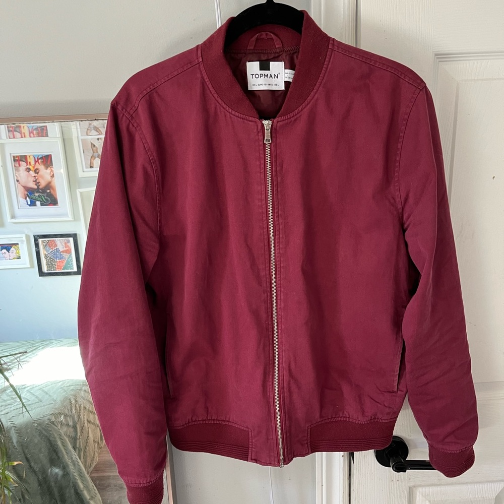 TOPMAN clamshell, zip jacket